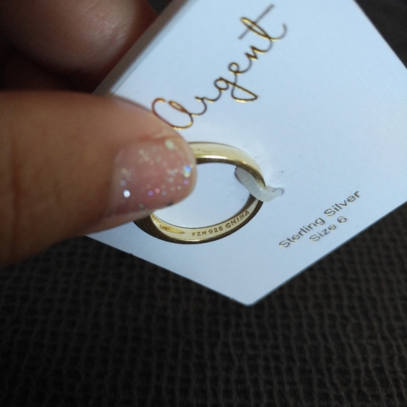 Cote d'Argent White Enamel "LOVE"❤️ Ring Sz 6 - Picture 14 of 16